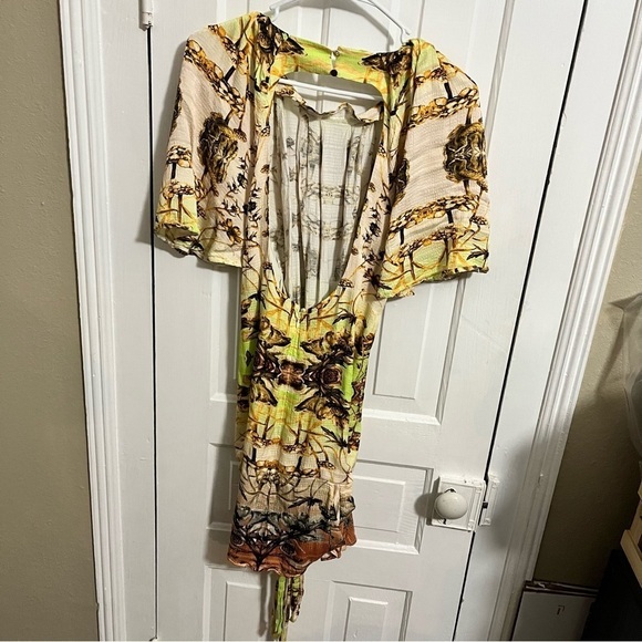 Karen Millen X Rui Jiang Mirrored Tulipa Print Woven Satin Mini Dress 6 S2 - Picture 5 of 10